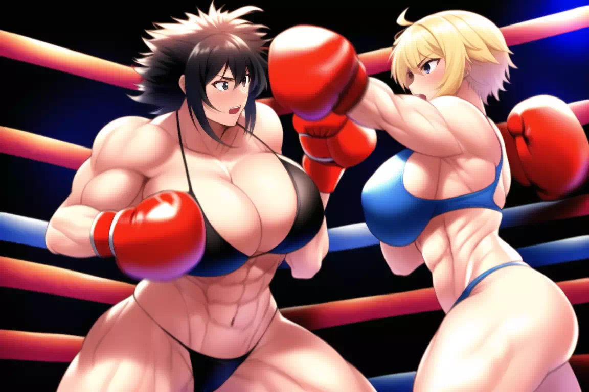 【NovelAI】ボクシング試合Boxing match