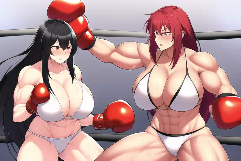 【NovelAI】ボクシング試合・Boxing match②