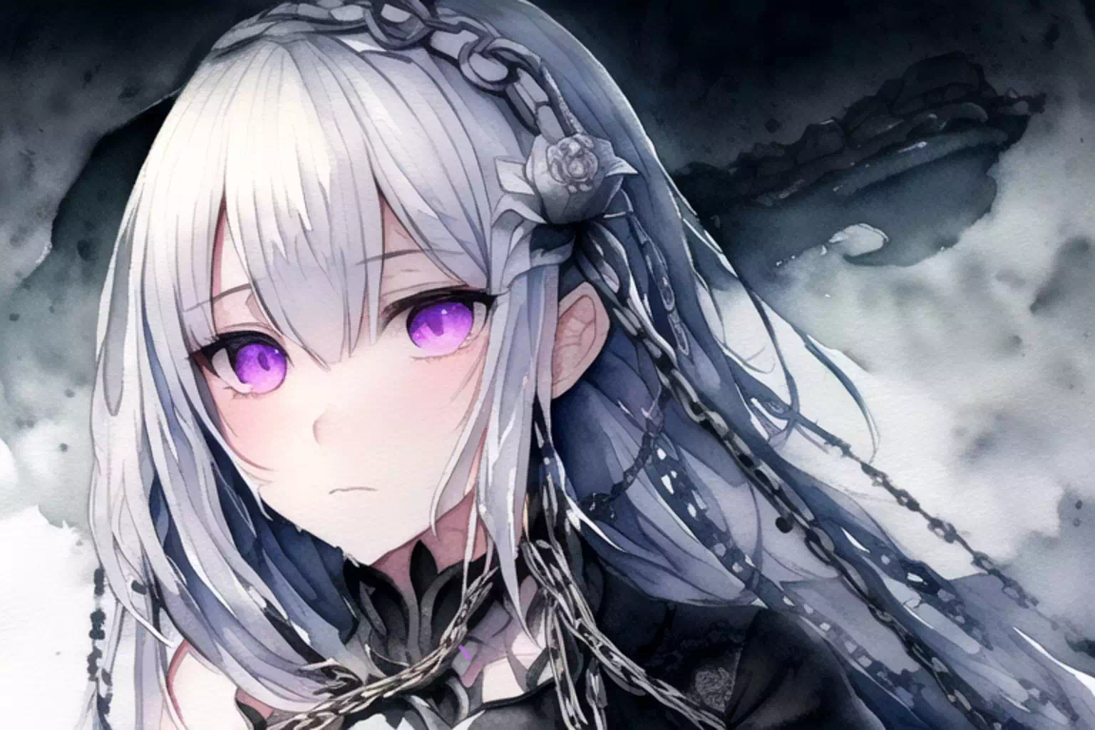 (AI) エミリアたん（鎖）- Emilia (Chains)