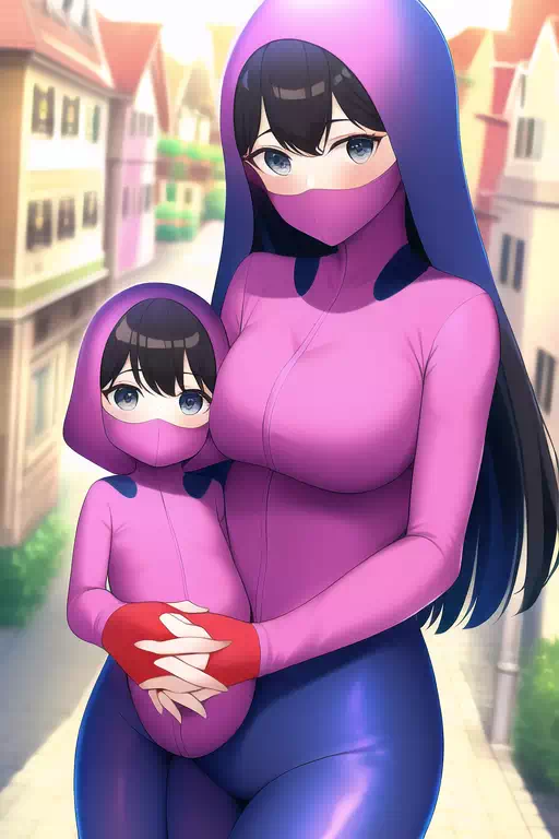 【NovelAI】Mother &#038; daughter (5)