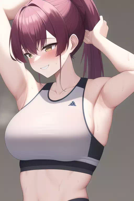 Marine went to the gym