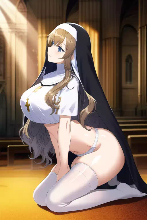 Sexy nun absolving your sins