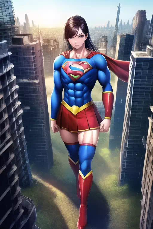 巨大筋肉女超人