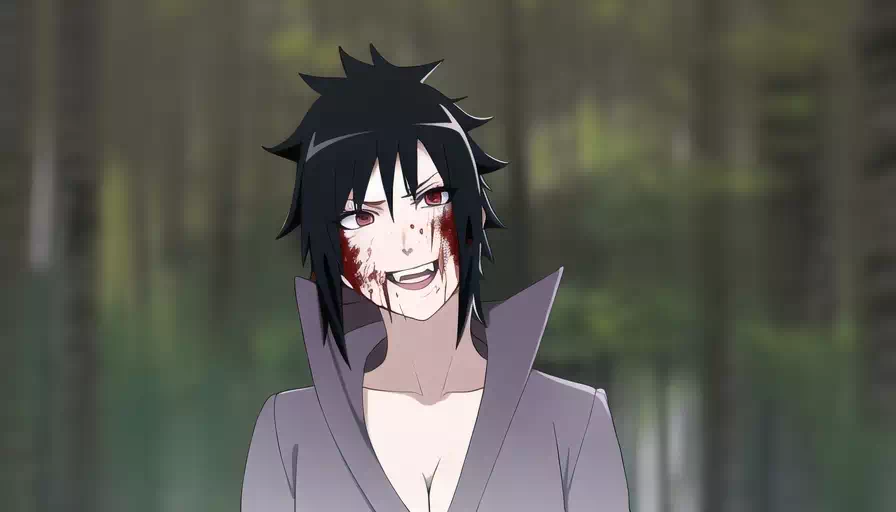 Sasuke feminized screenshot