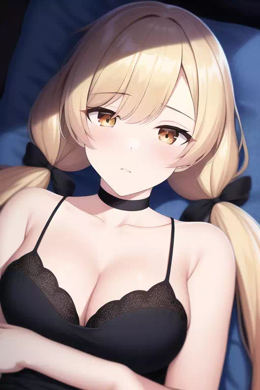 [Cleavage] Ai Blonde Twintail