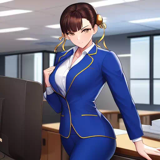 Chun-li office girl