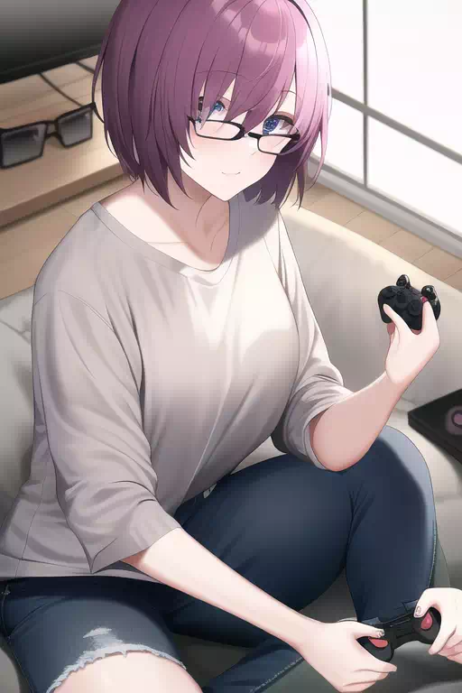 Gamer girl Mash (AI)