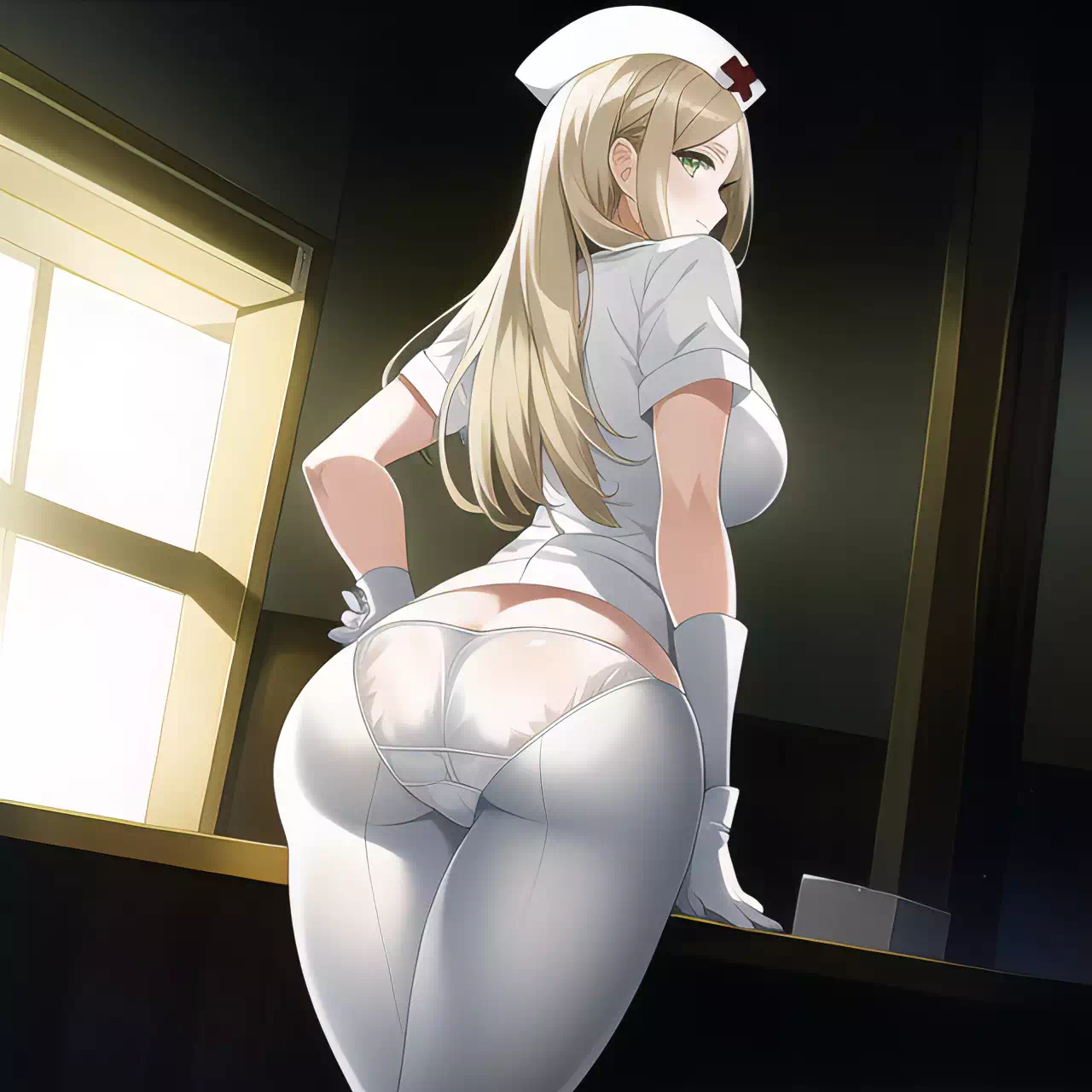 Naughty nurse&#8217;s panties