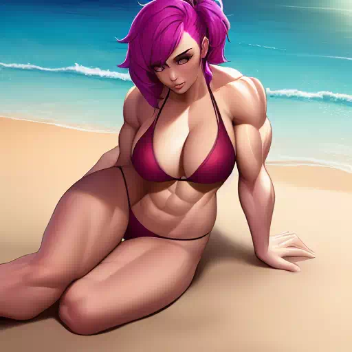 Vi and another muscle waifu