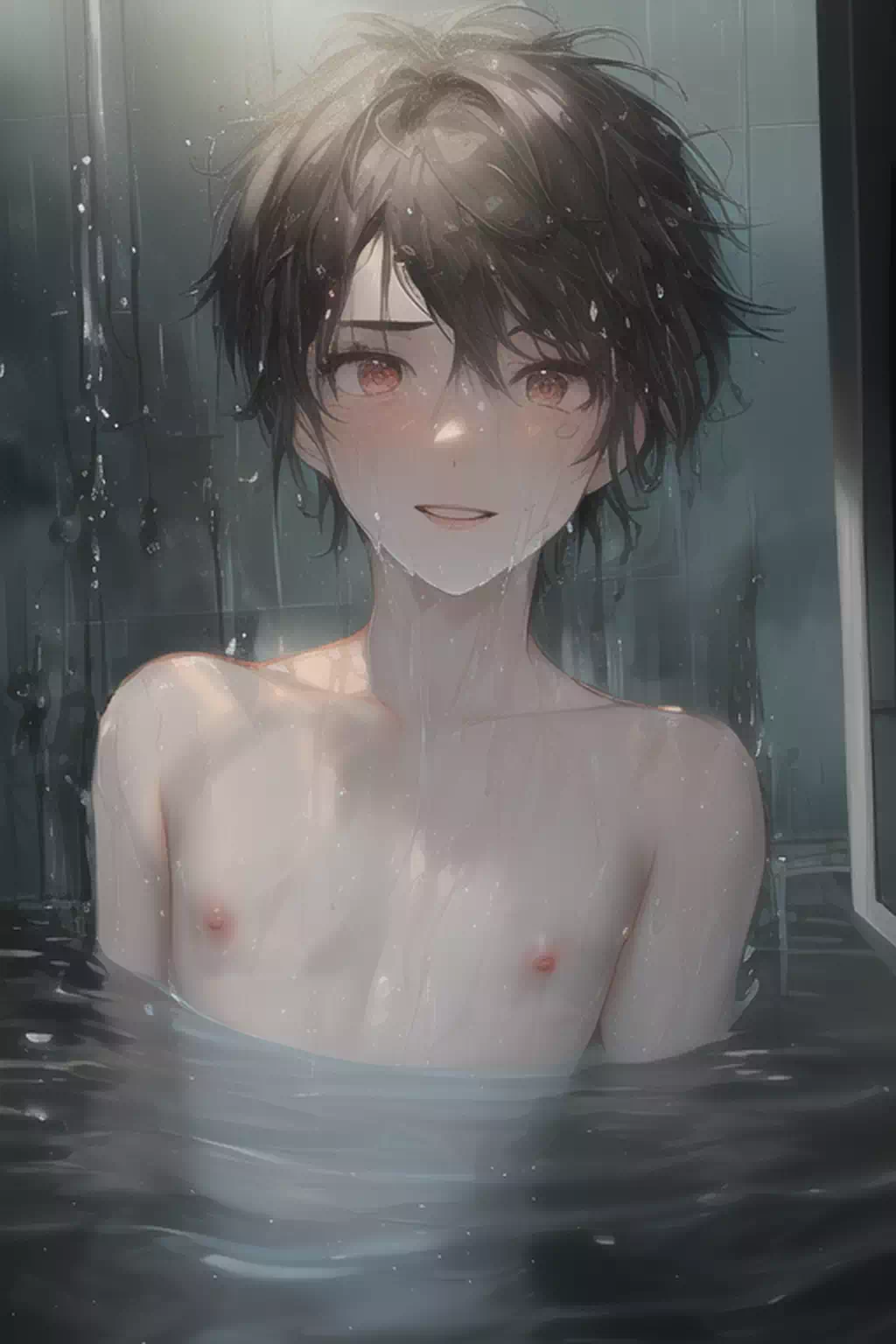 お風呂の美少年