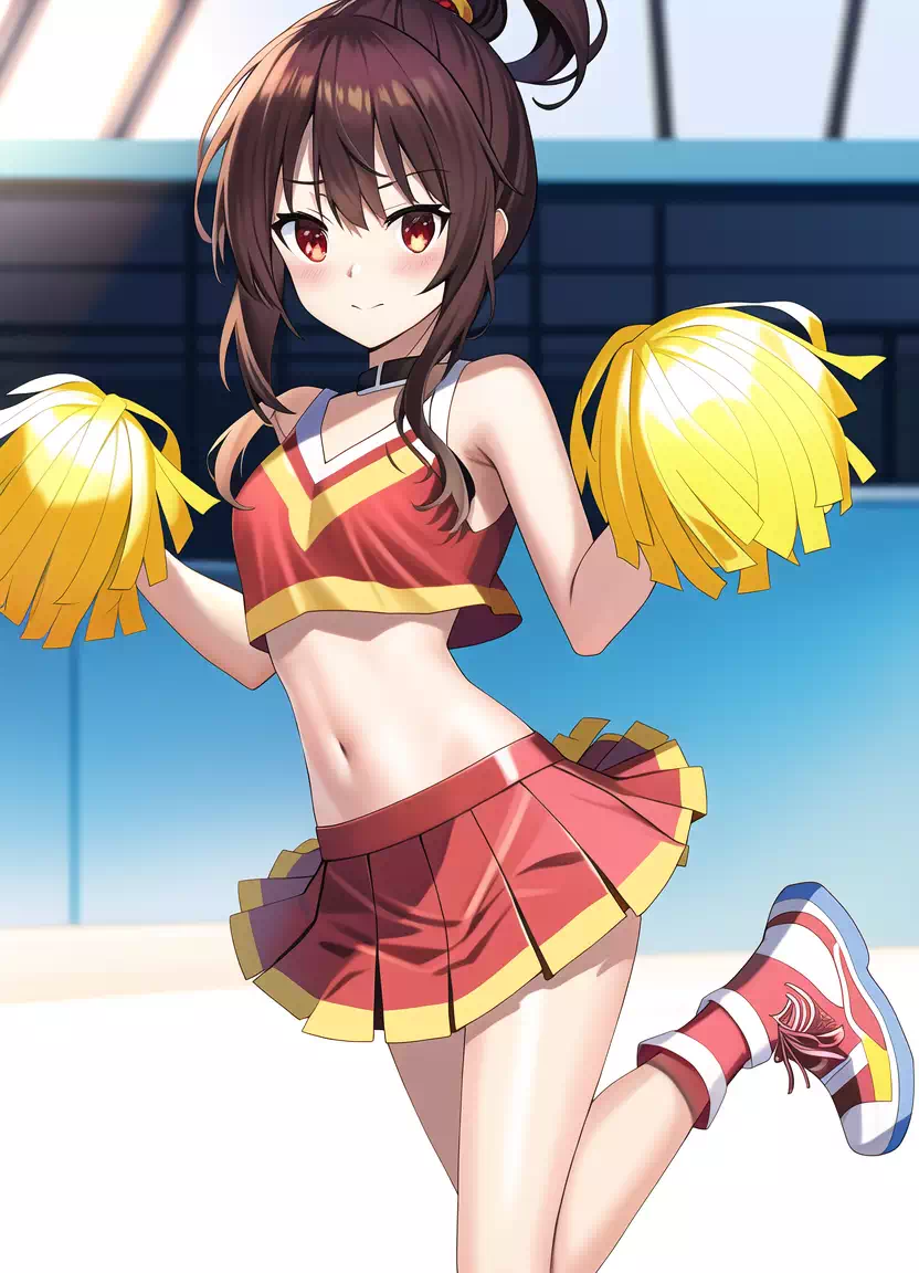 Megumin as Cheerleader
