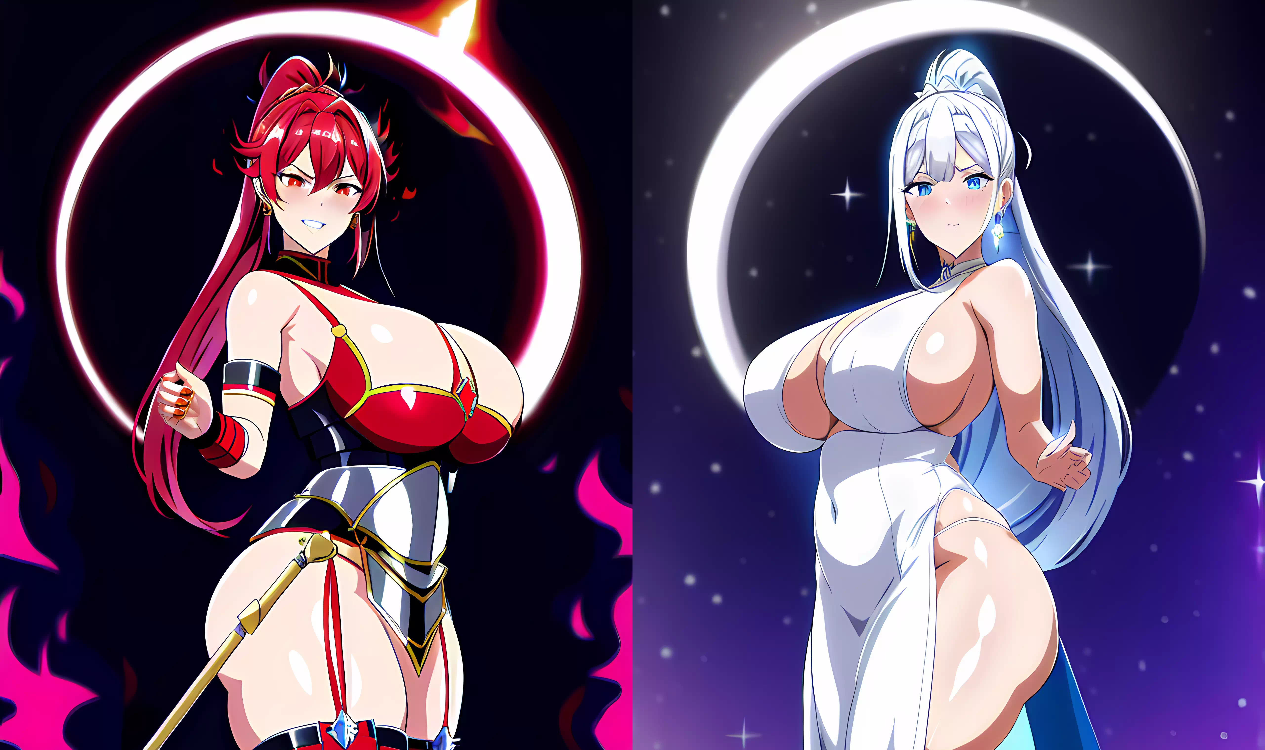 Moon and Eclipse goddesses