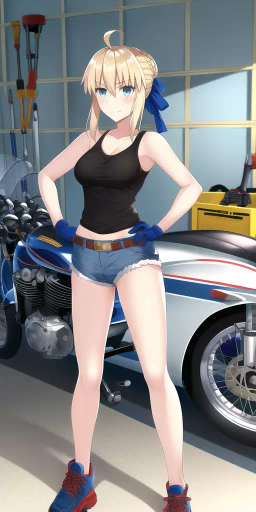 Saber and Her Motorcycles