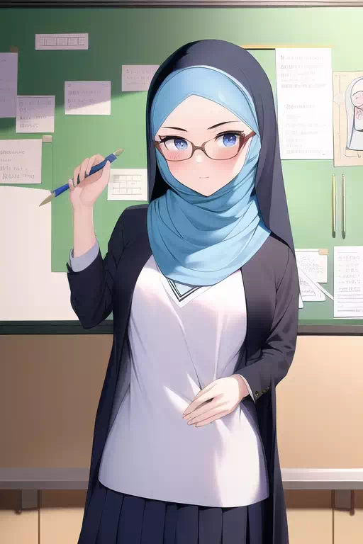 Hijabi Teacher 1