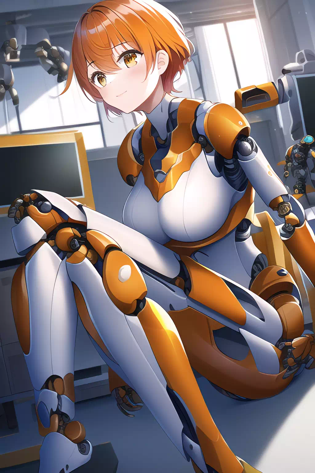 [NovelAI]ロボット娘