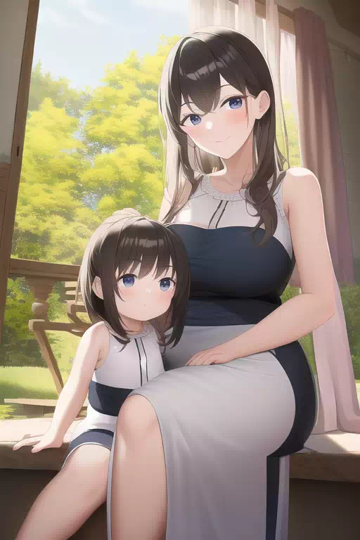 【NovelAI】Mother &#038; daughter (1)