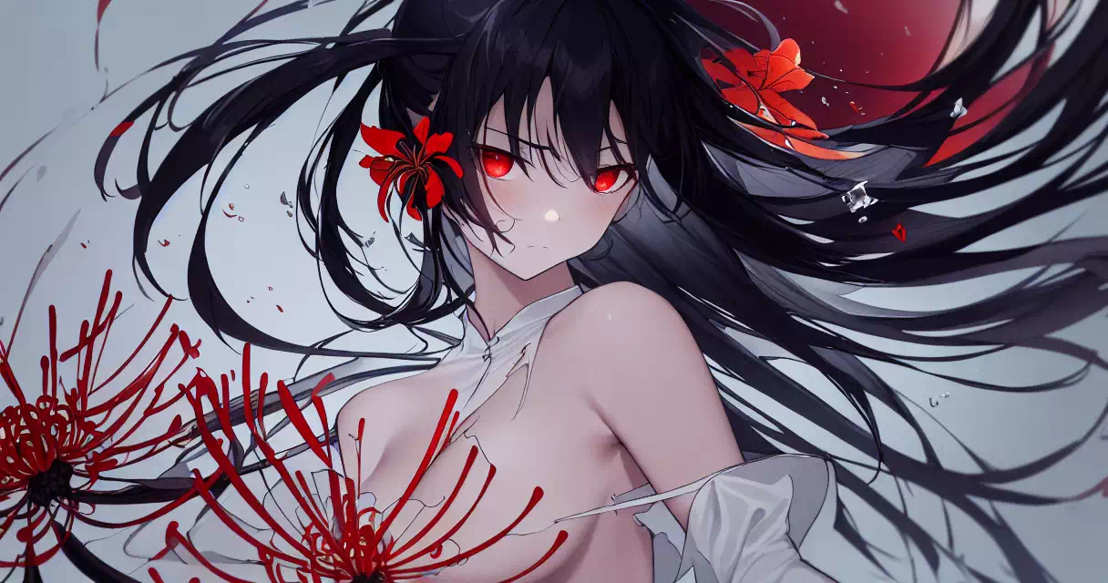 [AI Art] 曼珠沙華 red spider lily