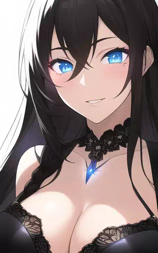 黒髪ロング巨乳