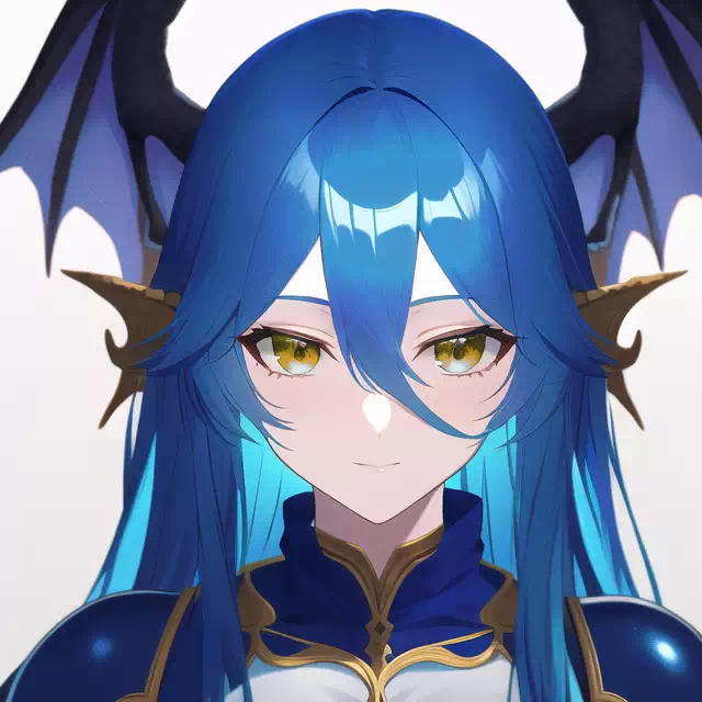 Blue Dragon Girl (Novel AI)