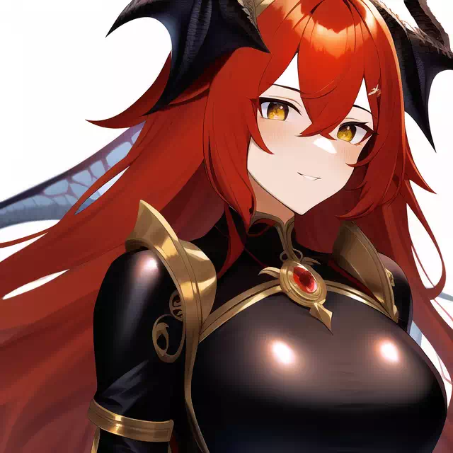Red Dragon Girl (Novel AI)