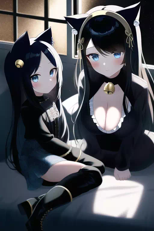Black Cat sisters(夜珀×漆珀)