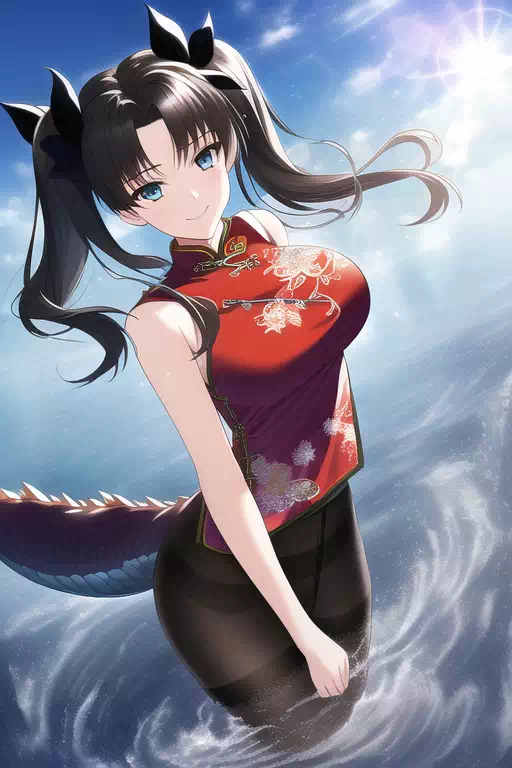 (AI) Tohsaka Rin Dragon Dress