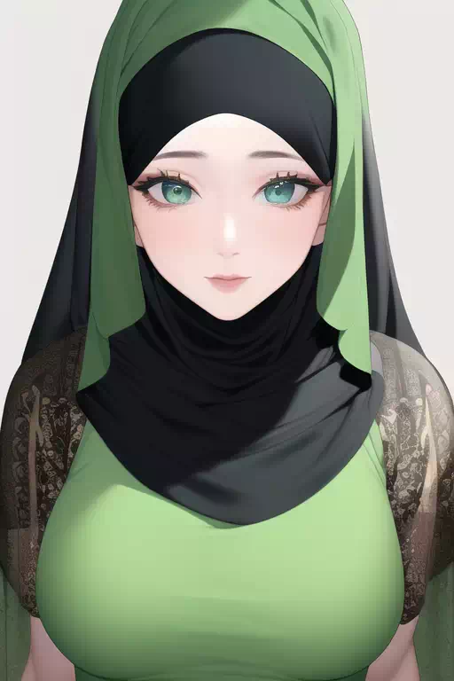 Female beautiful Hijab