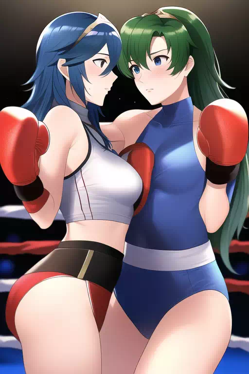 lucina and lyn sparring day