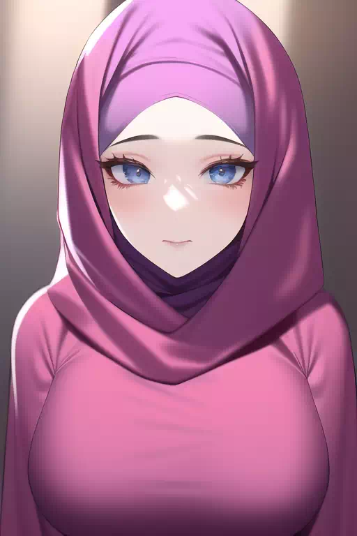 Pink Hijab Beautiful