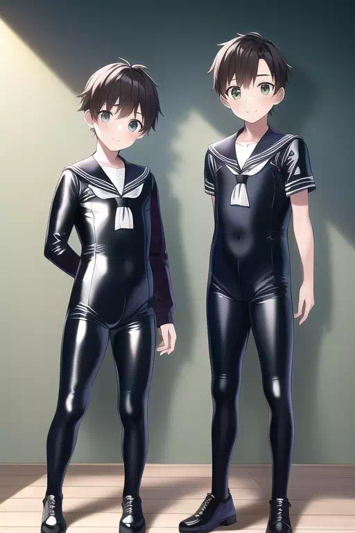 【NovelAI】Sailor rubber boys!