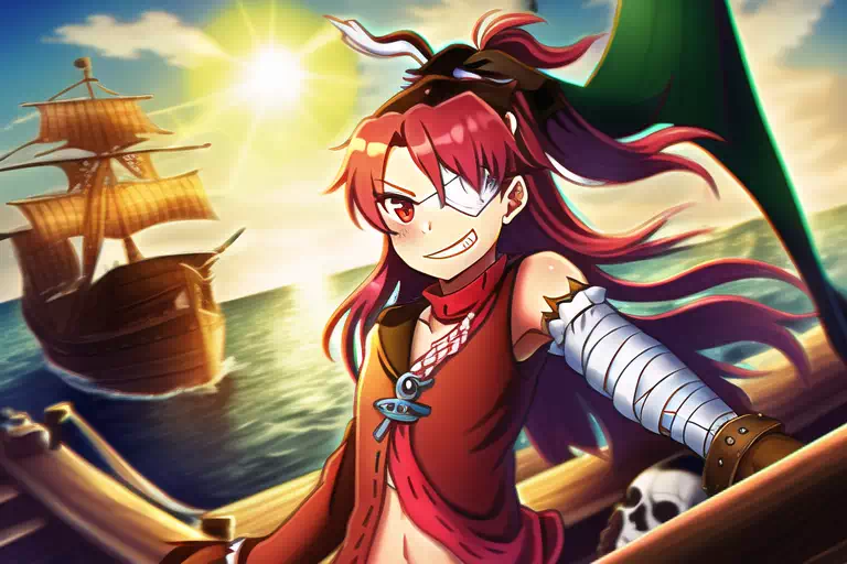 Sakura Kyouko as a Pirate!
