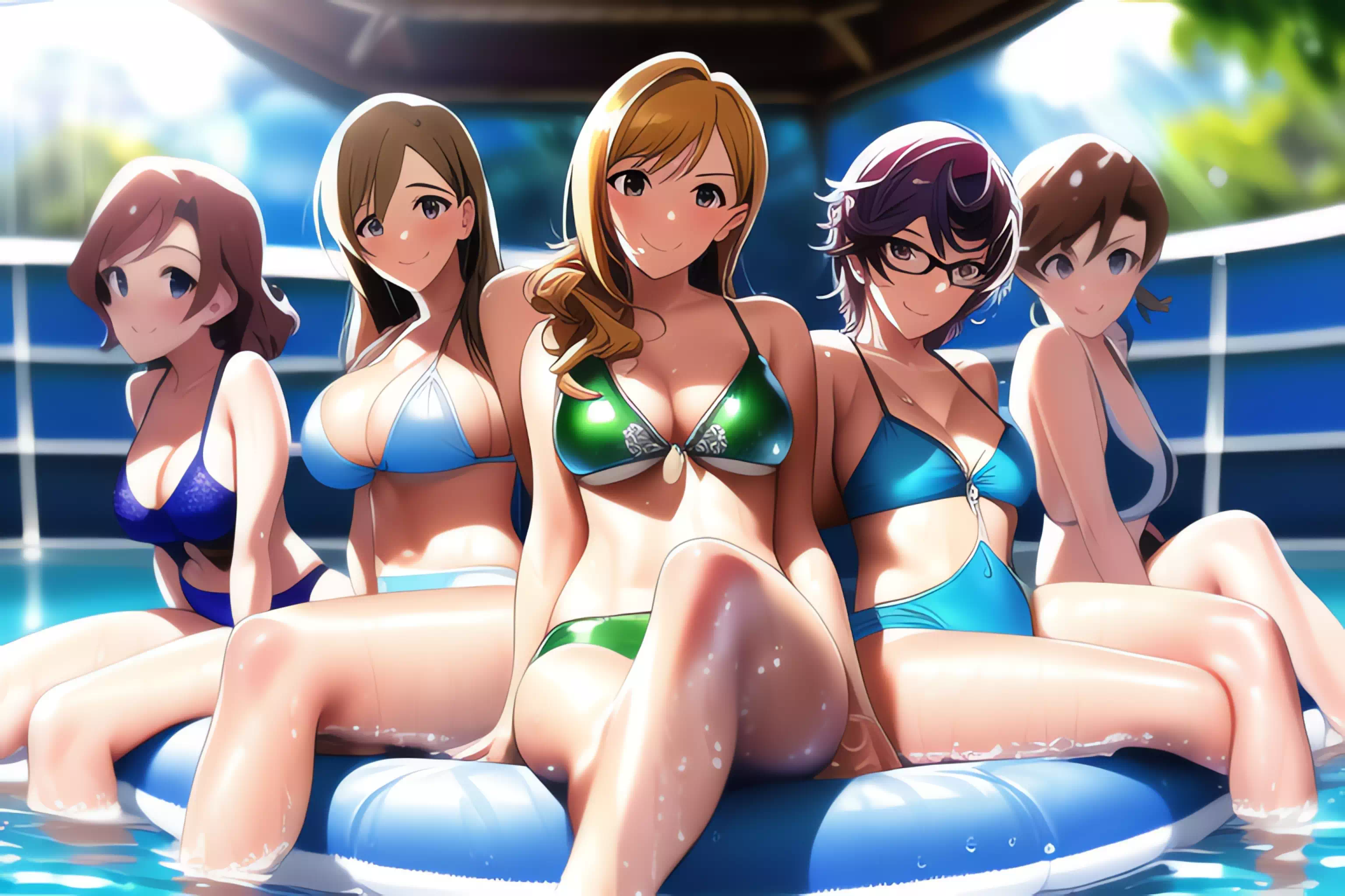 Girls in the Pool