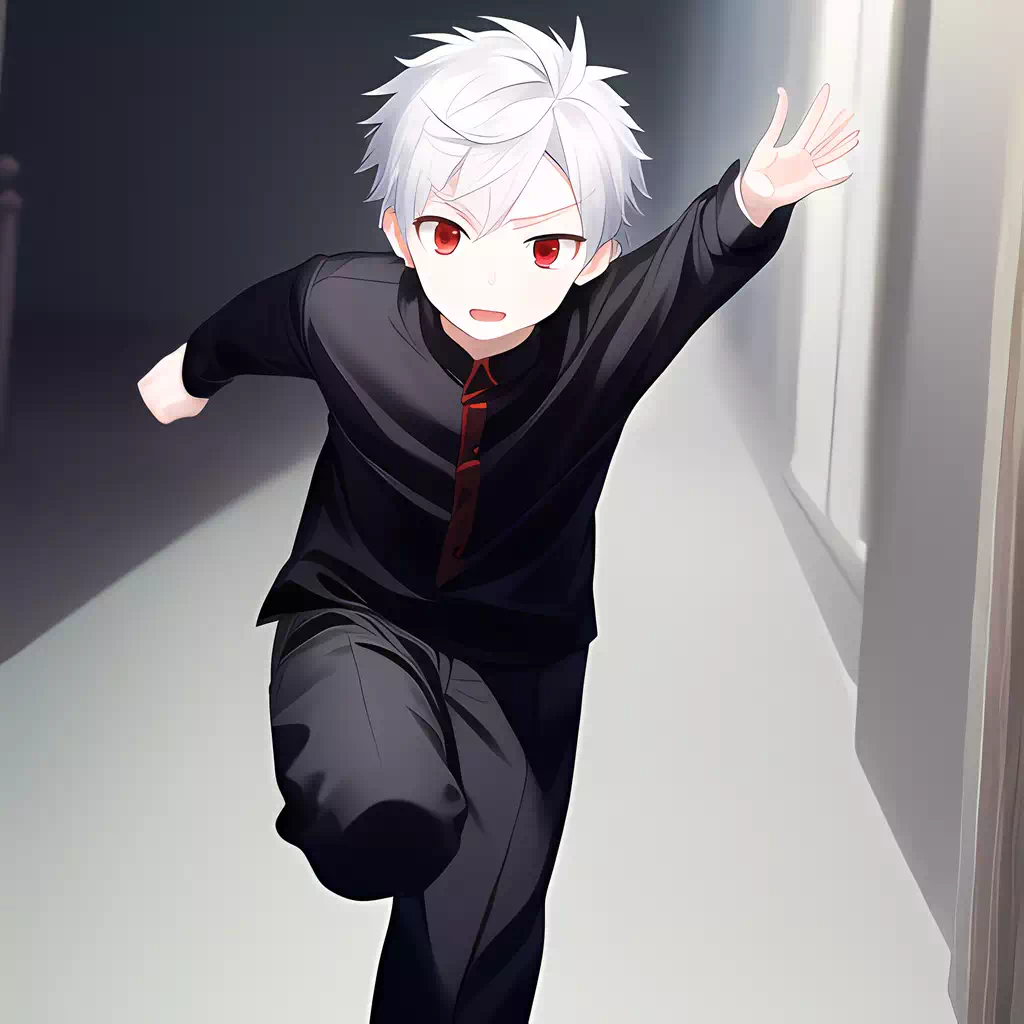 Vampire boy chasing after you