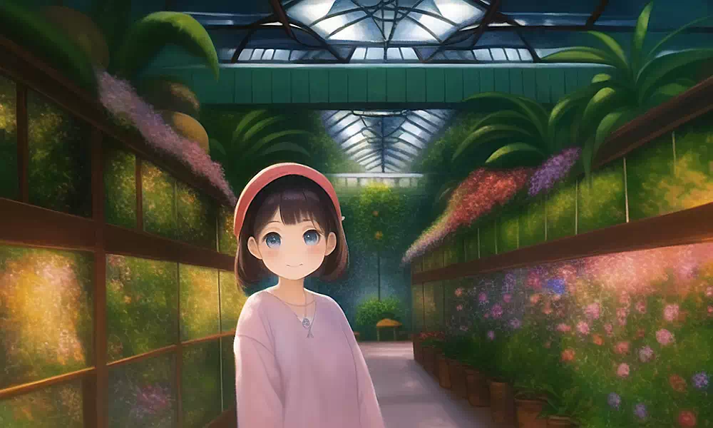 温室のロリ Lolita in the Greenhouse