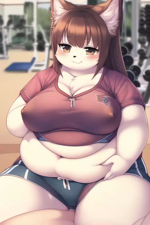 novelAI fat animal girl
