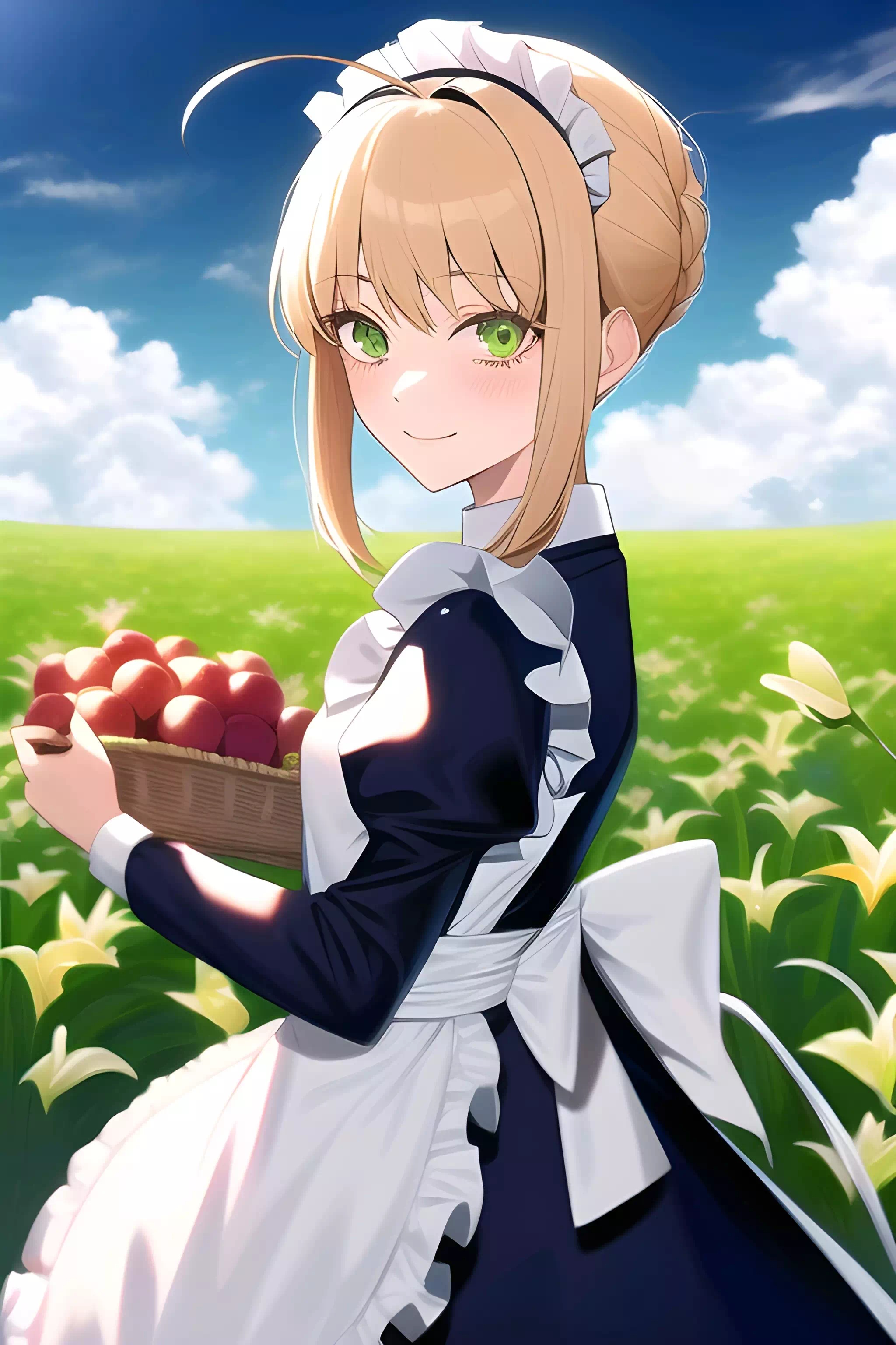 Saber lily,maid