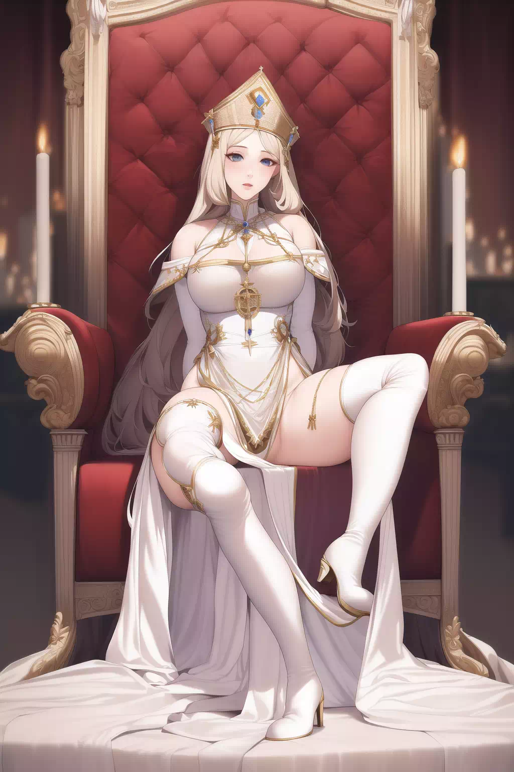 Priestess, on Chair