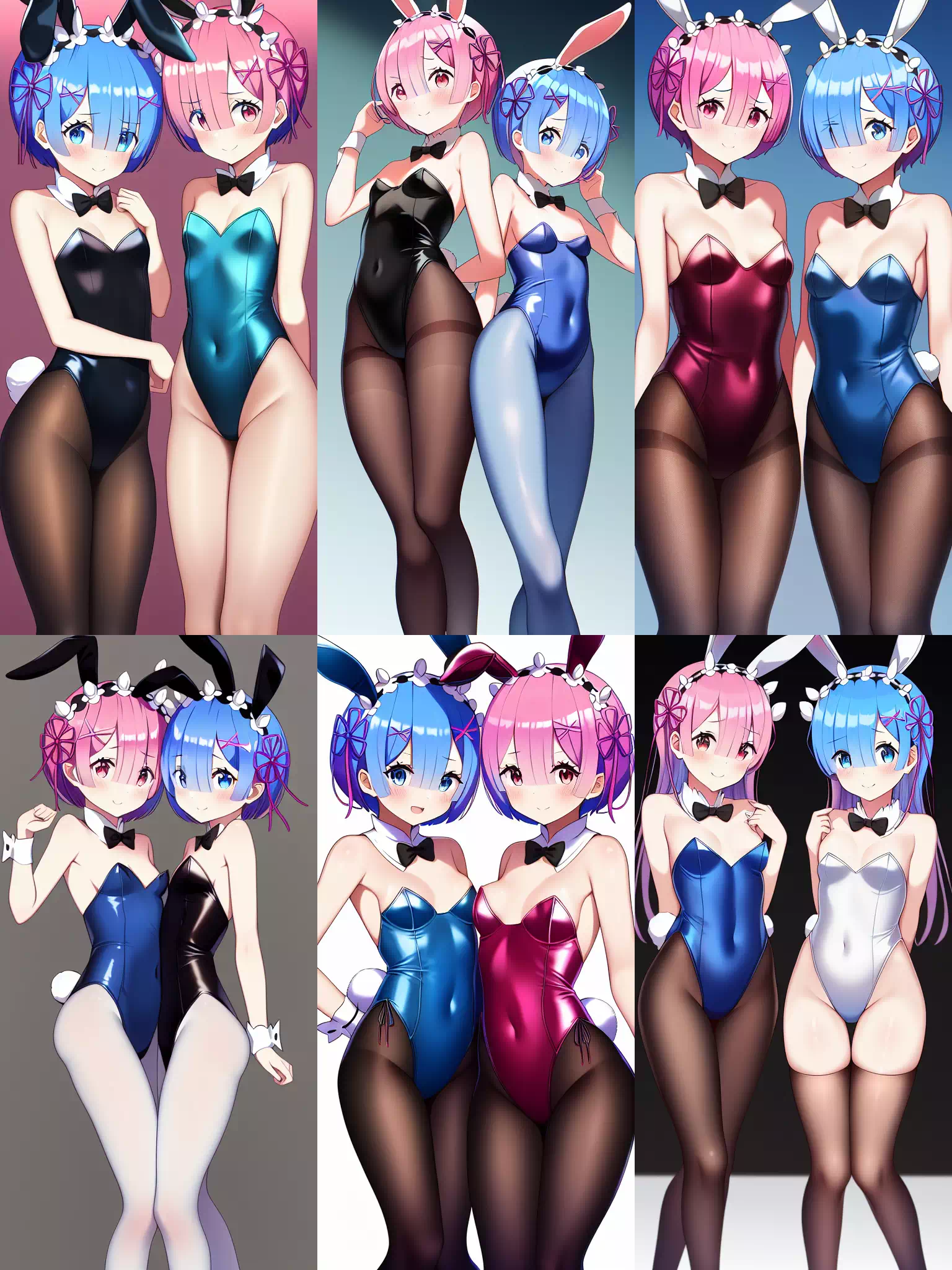 Rem and Ram bunny girls