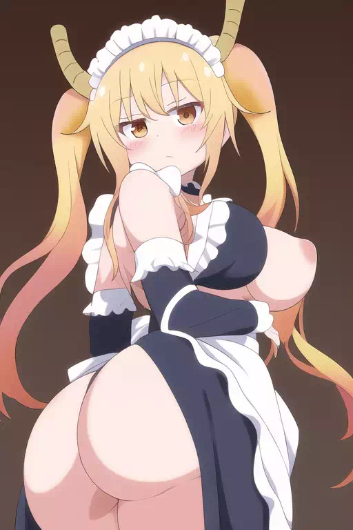 Tohru Big Breasts and Ass Maid