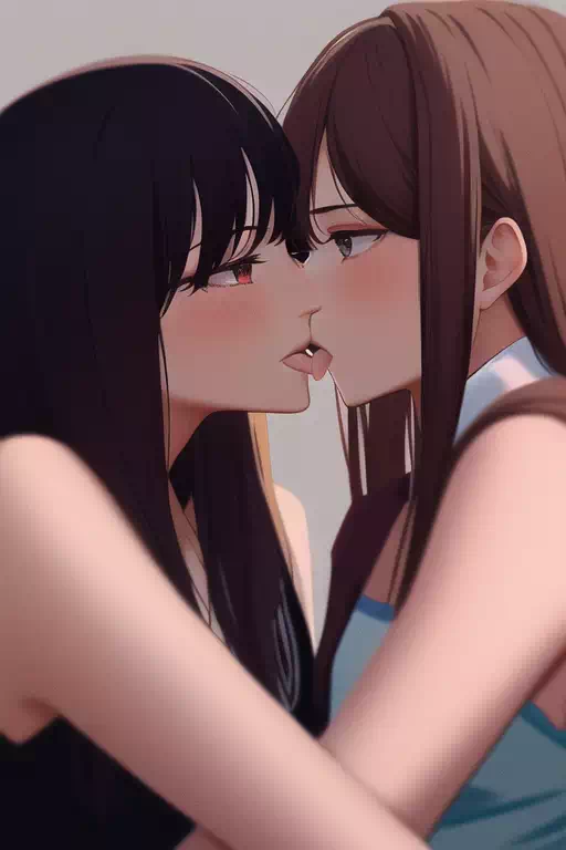 女の子同士のキス