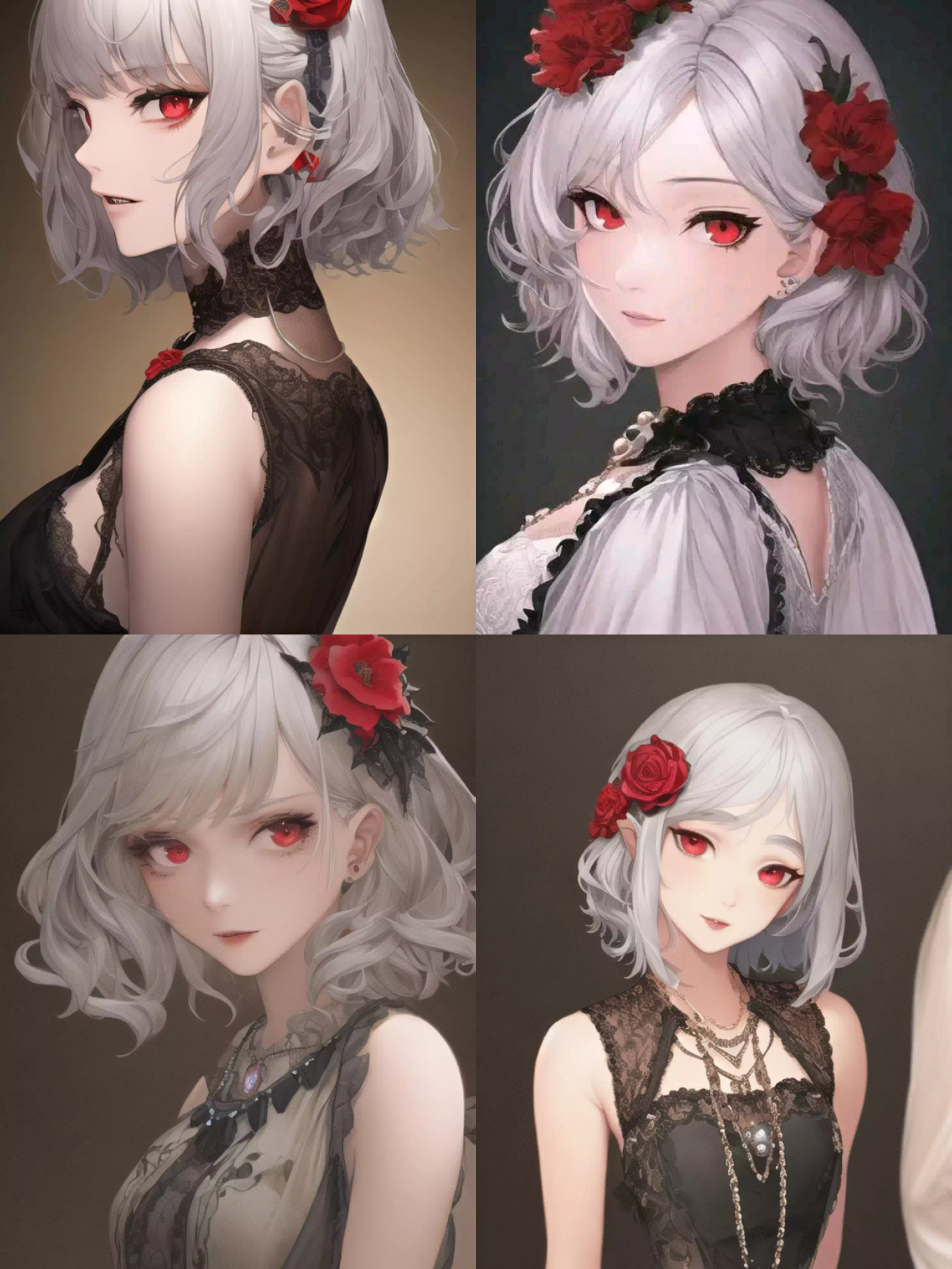【NovelAI】head portrait of lolita