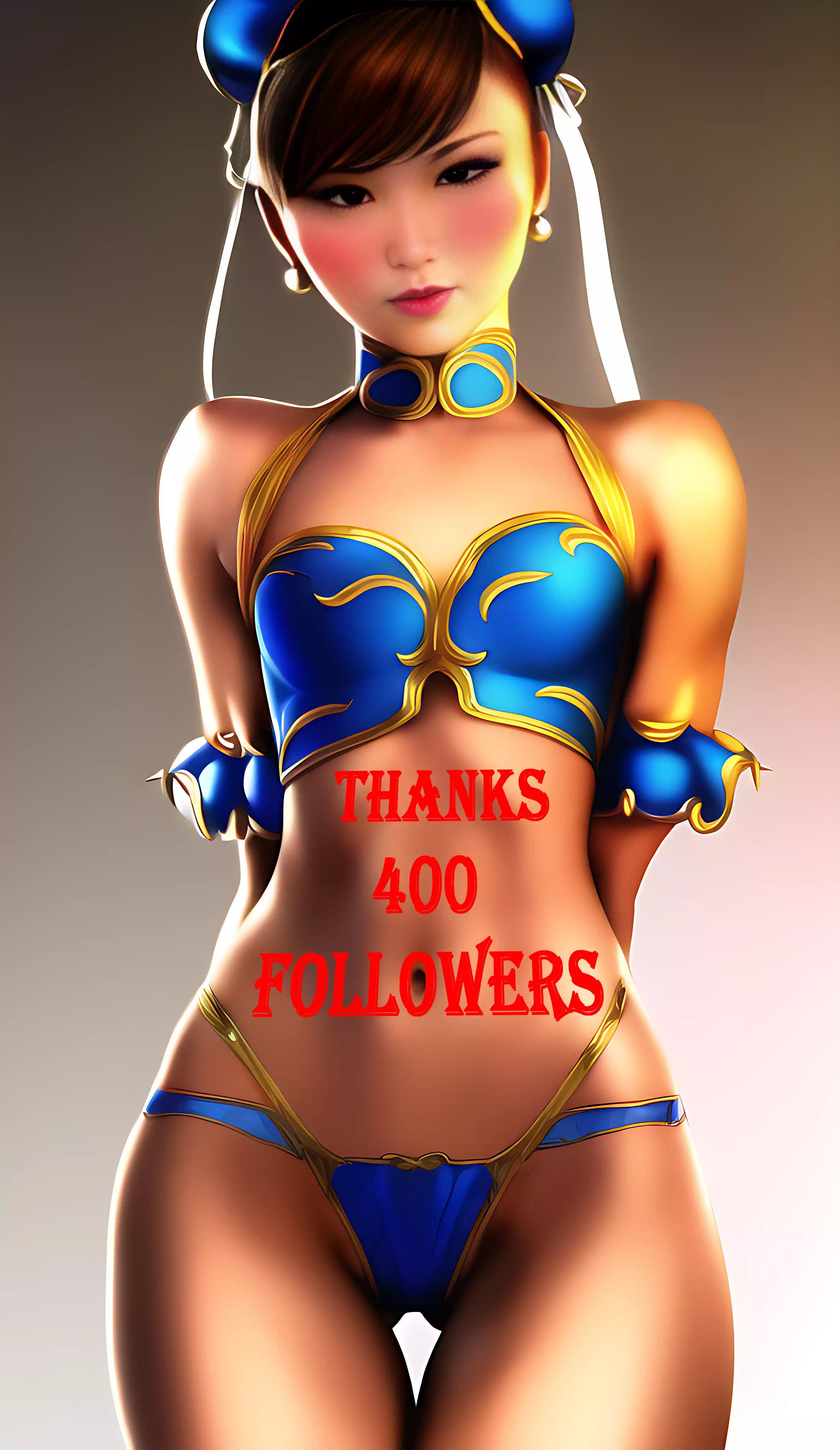 THANKS FOR THE 400 FOLLOWERS