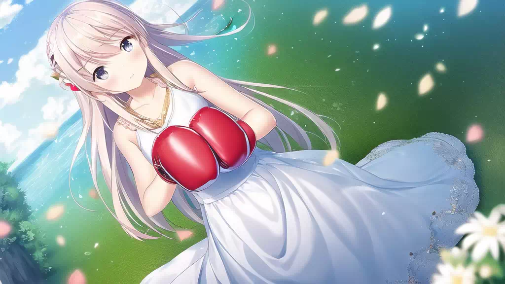 女子ボクシングAI生成画像　自然の魔術2