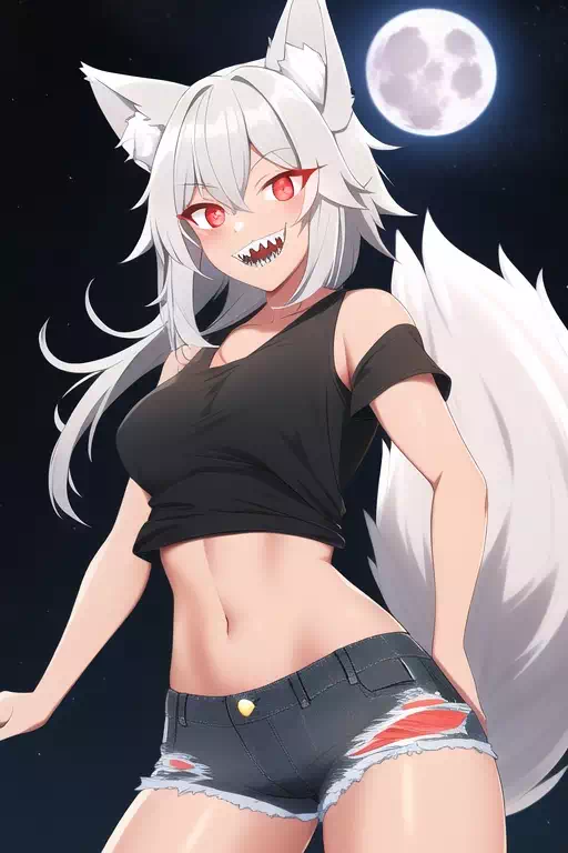 NovelAI Werewolf Girl