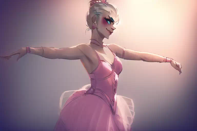 Ai ： Eldar Harlequin ballerina
