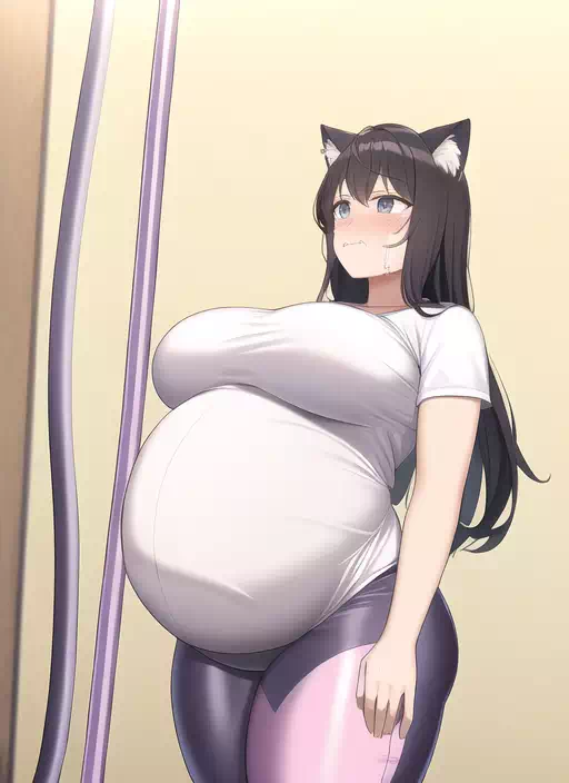 Catgirl belly Expansion