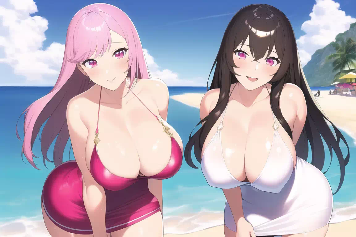 2 Beauties at the Beach