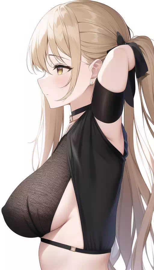 [Side boob] Ai Blonde Twintail