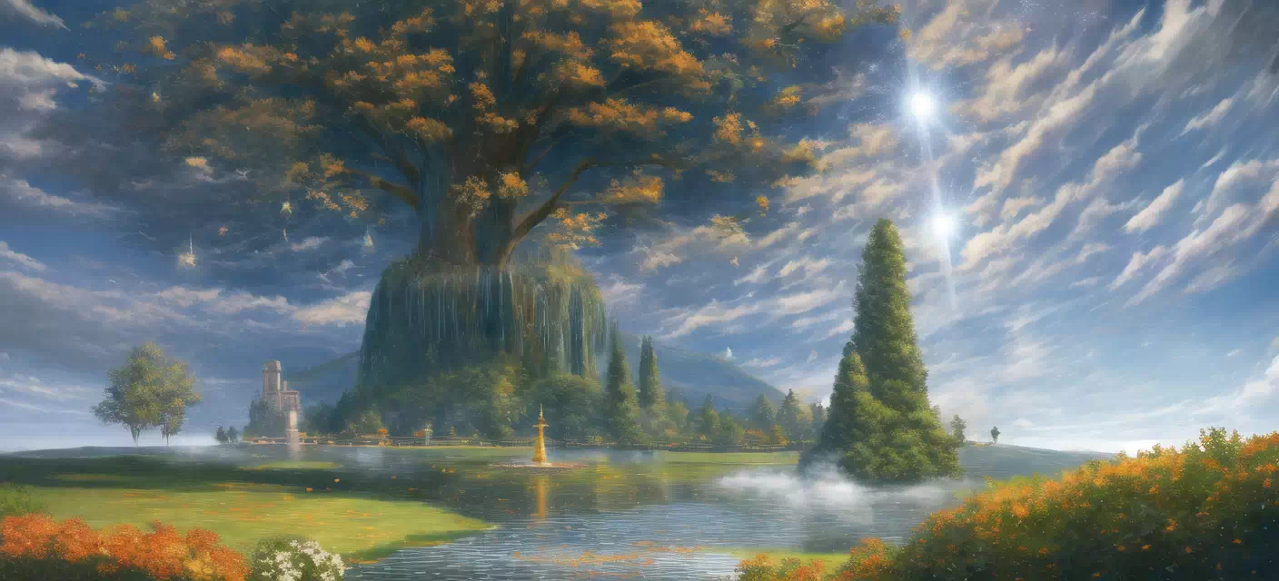 AI-Beautiful Heavenly Garden