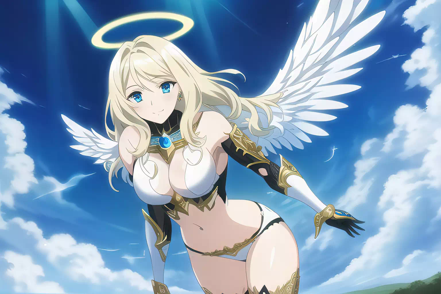 Flying angel
